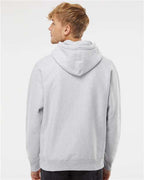 Independent Trading Co. IND5000P, Unisex Legend Premium Heavyweight Cross-grain Hooded Sweatshirt, Grey Heather