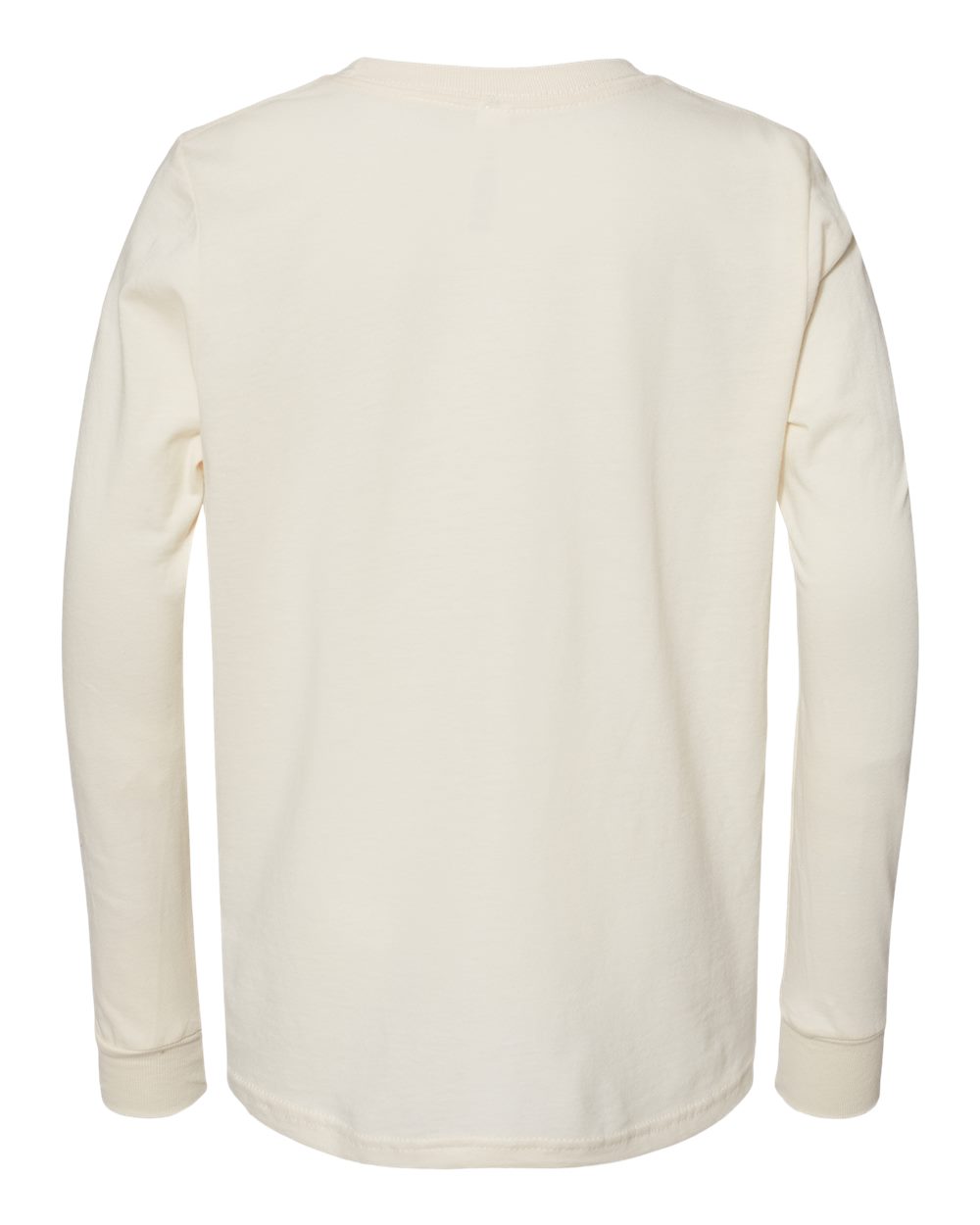BELLA + CANVAS 3501Y, T-Shirts - Long Sleeve, Natural