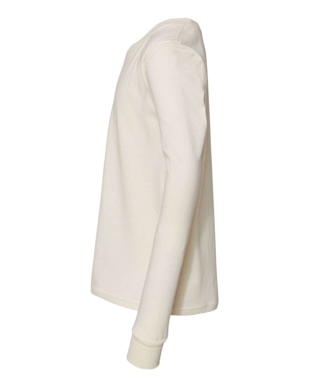 BELLA + CANVAS 3501Y, T-Shirts - Long Sleeve, Natural