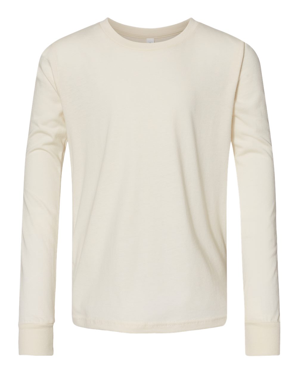BELLA + CANVAS 3501Y, T-Shirts - Long Sleeve, Natural