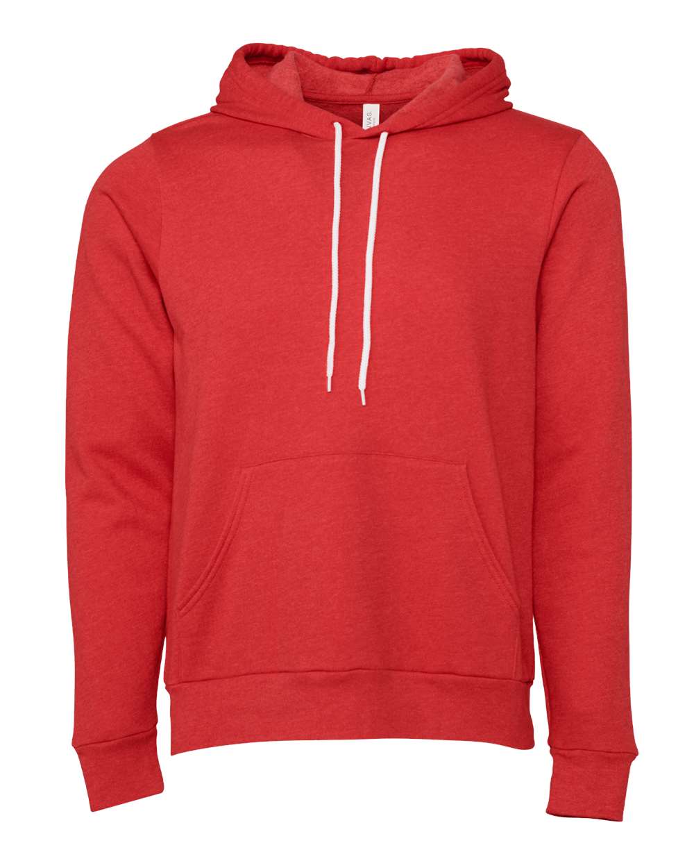 BELLA + CANVAS 3719, Fleece - Premium - Hood, Heather Red
