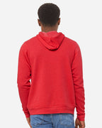 BELLA + CANVAS 3719, Fleece - Premium - Hood, Heather Red