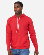 BELLA + CANVAS 3719, Fleece - Premium - Hood, Heather Red