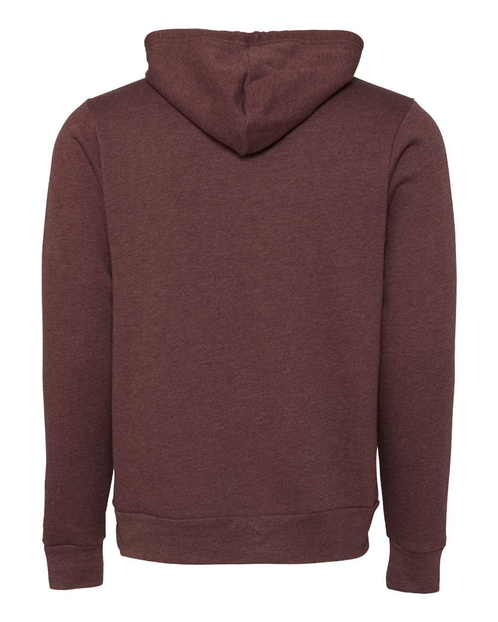 BELLA + CANVAS 3719, Fleece - Premium - Hood, Heather Maroon