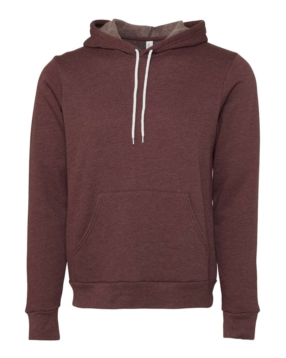 BELLA + CANVAS 3719, Fleece - Premium - Hood, Heather Maroon