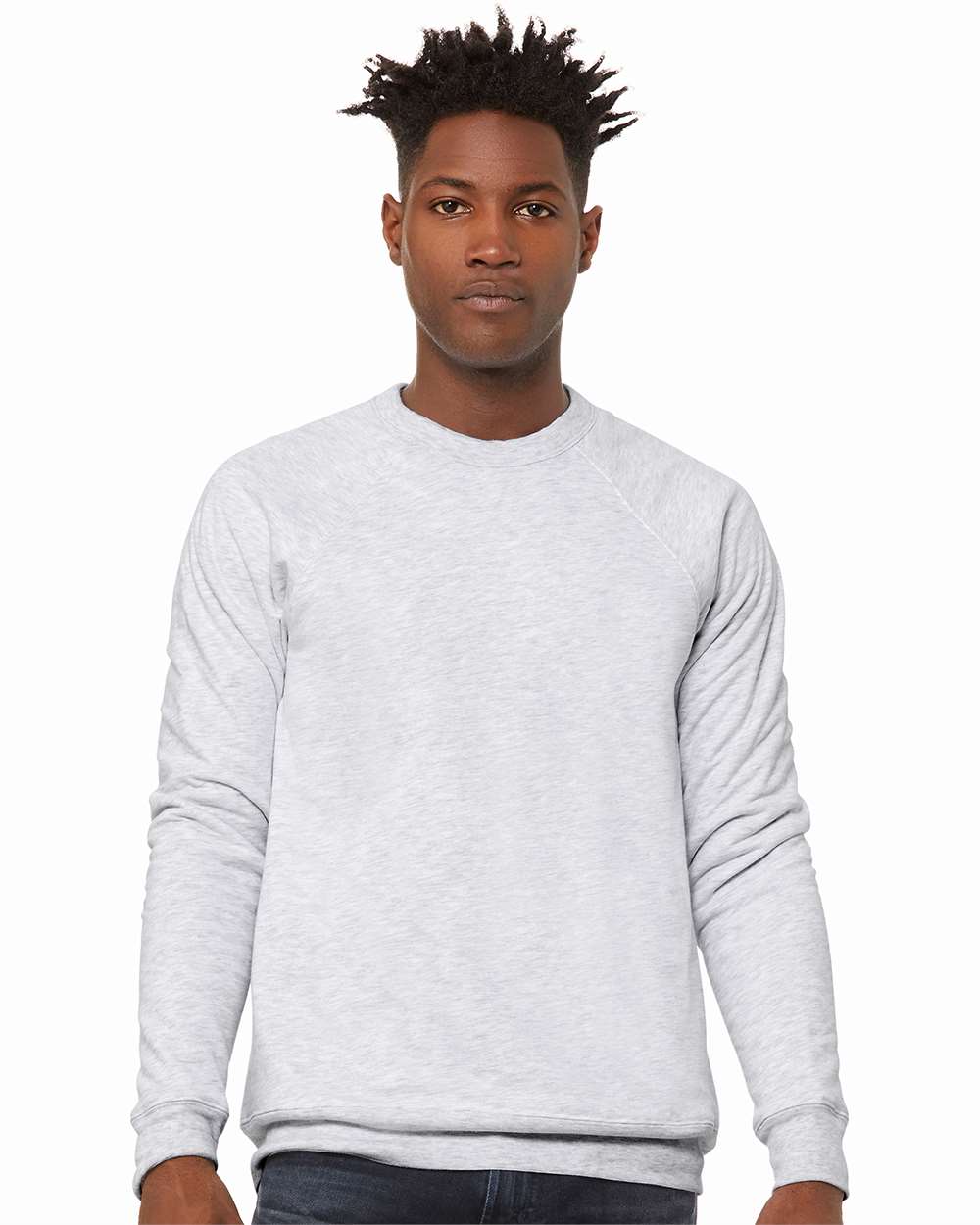 BELLA + CANVAS 3901, Fleece - Premium - Crew, Ash
