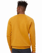 BELLA + CANVAS 3901, Fleece - Premium - Crew, Heather Mustard