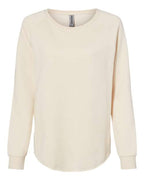 Independent Trading Co. PRM2000, Women's California Wave Wash Crewneck Sweatshirt, Bone