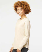 Independent Trading Co. PRM2000, Women's California Wave Wash Crewneck Sweatshirt, Bone