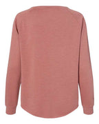 Independent Trading Co. PRM2000, Women's California Wave Wash Crewneck Sweatshirt, Dusty Rose