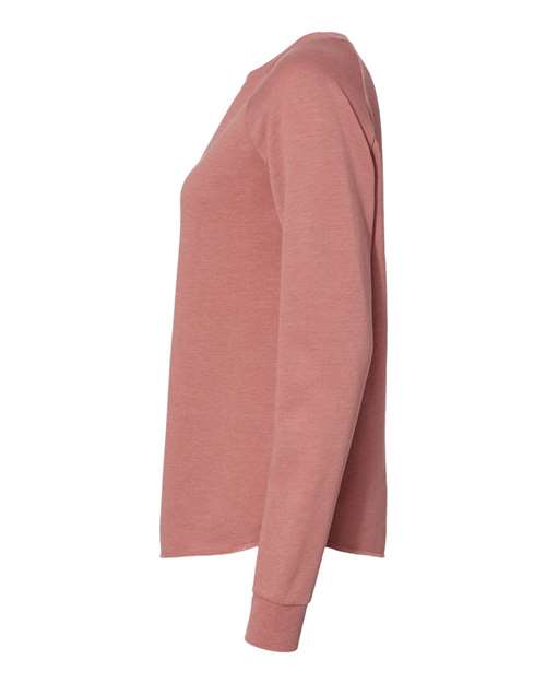 Independent Trading Co. PRM2000, Women's California Wave Wash Crewneck Sweatshirt, Dusty Rose