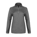 CX2 L00876, - Meadowbrook - Ladies Interlock 1/4 Zip Pullover, Grey