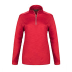 CX2 L00876, - Meadowbrook - Ladies Interlock 1/4 Zip Pullover, Red