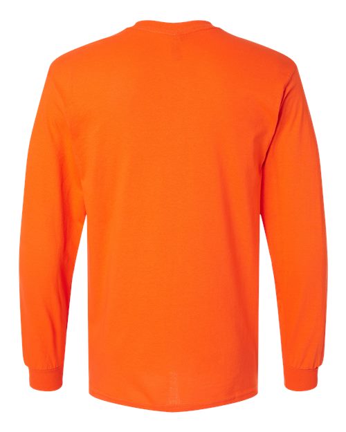 Gildan 5400, Unisex Heavy Cotton Long Sleeve T-shirt, Orange