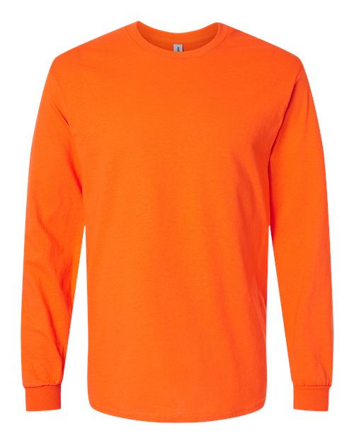 Gildan 5400, Unisex Heavy Cotton Long Sleeve T-shirt, Orange