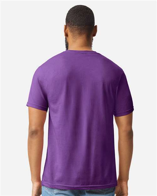 Gildan 64000CVC, Unisex Softstyle Cvc T-shirt, Amethyst