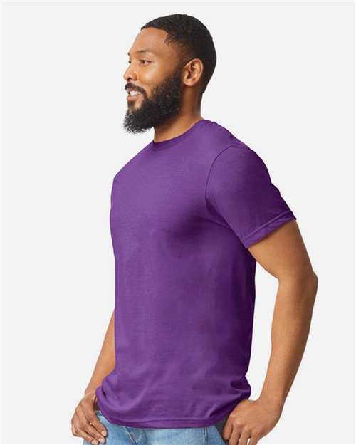 Gildan 8906, 64000cvc Unisex Softstyle Cvc T-shirt, Amethyst