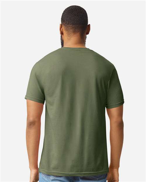 Gildan 64000CVC, Unisex Softstyle Cvc T-shirt, Cactus
