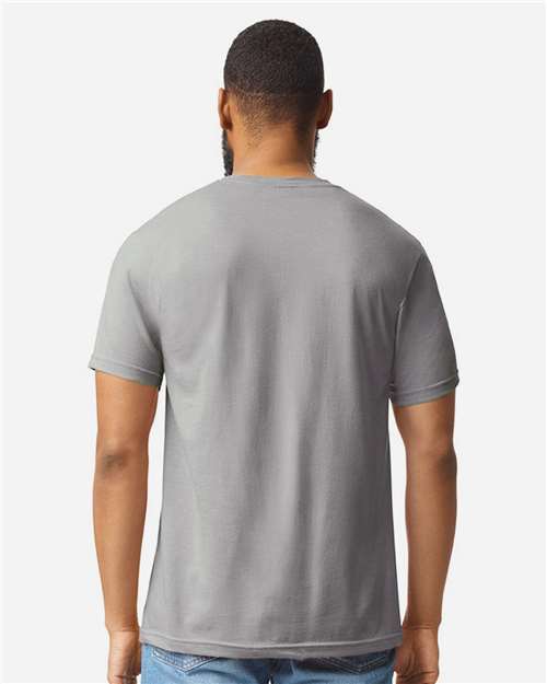Gildan 64000CVC, Unisex Softstyle Cvc T-shirt, Cement