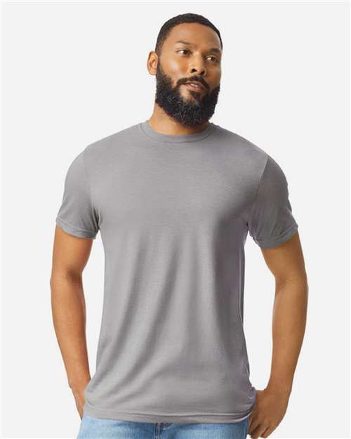 Gildan 8906, 64000cvc Unisex Softstyle Cvc T-shirt, Cement