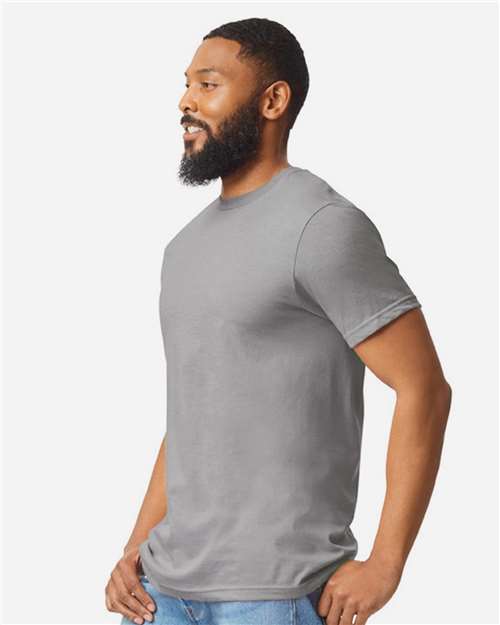 Gildan 8906, 64000cvc Unisex Softstyle Cvc T-shirt, Cement