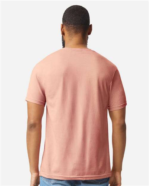 Gildan 8906, 64000cvc Unisex Softstyle Cvc T-shirt, Dusty Rose