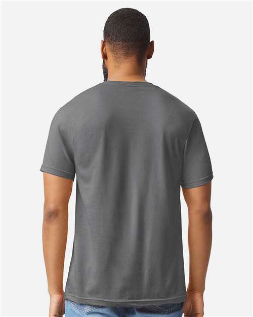 Gildan 8906, 64000cvc Unisex Softstyle Cvc T-shirt, Gunmetal