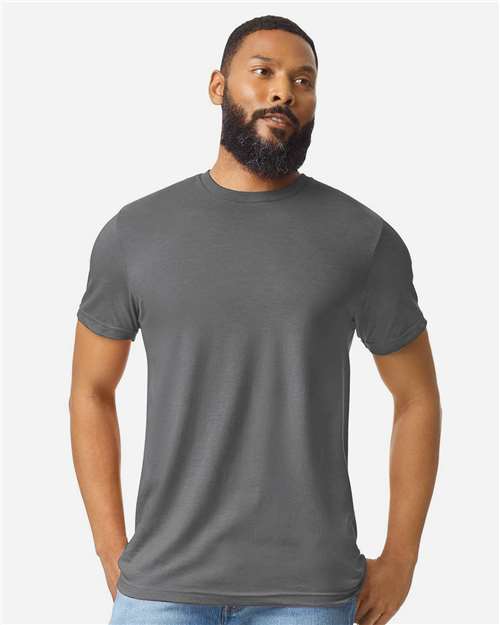 Gildan 8906, 64000cvc Unisex Softstyle Cvc T-shirt, Gunmetal