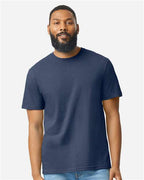 Gildan 8906, 64000cvc Unisex Softstyle Cvc T-shirt, Navy Mist