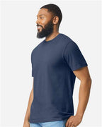 Gildan 8906, 64000cvc Unisex Softstyle Cvc T-shirt, Navy Mist