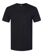 Gildan 8906, 64000cvc Unisex Softstyle Cvc T-shirt, Pitch Black