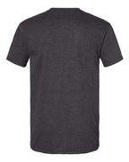 Gildan 8906, 64000cvc Unisex Softstyle Cvc T-shirt, Pitch Black Mist