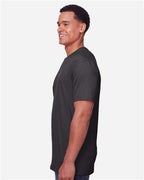 Gildan 8906, 64000cvc Unisex Softstyle Cvc T-shirt, Pitch Black Mist