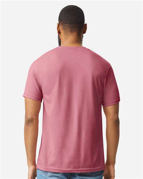 Gildan 8906, 64000cvc Unisex Softstyle Cvc T-shirt, Plumrose