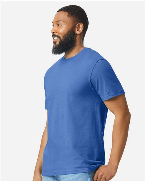 Gildan 8906, 64000cvc Unisex Softstyle Cvc T-shirt, Royal Mist