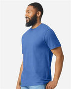 Gildan 8906, 64000cvc Unisex Softstyle Cvc T-shirt, Royal Mist