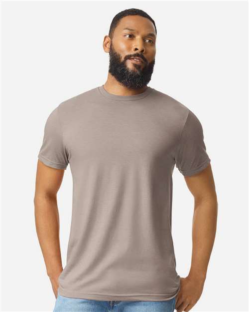 Gildan 8906, 64000cvc Unisex Softstyle Cvc T-shirt, Slate