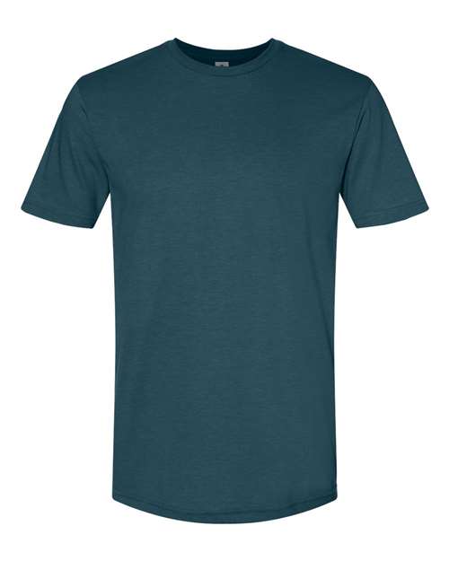 Gildan 8906, 64000cvc Unisex Softstyle Cvc T-shirt, Steel Blue