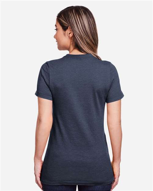 Gildan 8907, 64001lcvc Women's Softstyle Cvc T-shirt, Navy Mist