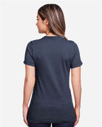 Gildan 8907, 64001lcvc Women's Softstyle Cvc T-shirt, Navy Mist