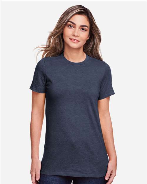 Gildan 64001LCVC, Women's Softstyle Cvc T-shirt, Navy Mist