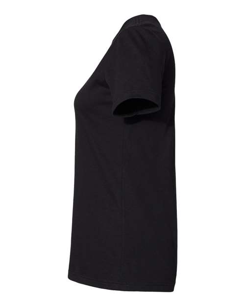Gildan 64001LCVC, Women's Softstyle Cvc T-shirt, Pitch Black