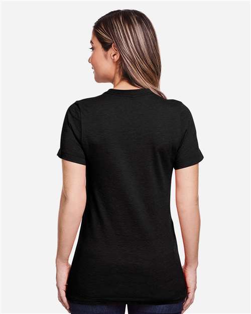 Gildan 8907, 64001lcvc Women's Softstyle Cvc T-shirt, Pitch Black