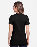 Gildan 8907, 64001lcvc Women's Softstyle Cvc T-shirt, Pitch Black
