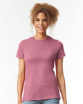 Gildan 64001LCVC, Women's Softstyle Cvc T-shirt, Gunmetal