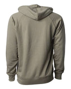 Independent Trading Co. SS1000, Unisex Icon Lightweight Loopback Terry Hooded Sweatshirt, Olive