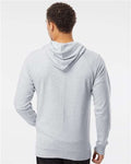 Independent Trading Co. SS1000, Unisex Icon Lightweight Loopback Terry Hooded Sweatshirt, Athletic Heather