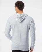 Independent Trading Co. SS1000, Unisex Icon Lightweight Loopback Terry Hooded Sweatshirt, Athletic Heather