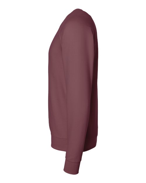 Independent Trading Co. SS1000C, Unisex Icon Lightweight Loopback Terry Crewneck Sweatshirt, Port
