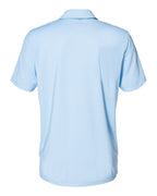 Adidas A498, Men's Ultimate365 Diamond Dot Print Polo, Glow Blue/ White/ Navy
